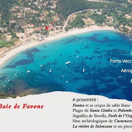 Mini Villa Bord De Mer, Plage Sable Fin 50M Vakantiehuis Favone
